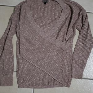 Cross over cardigan blouse